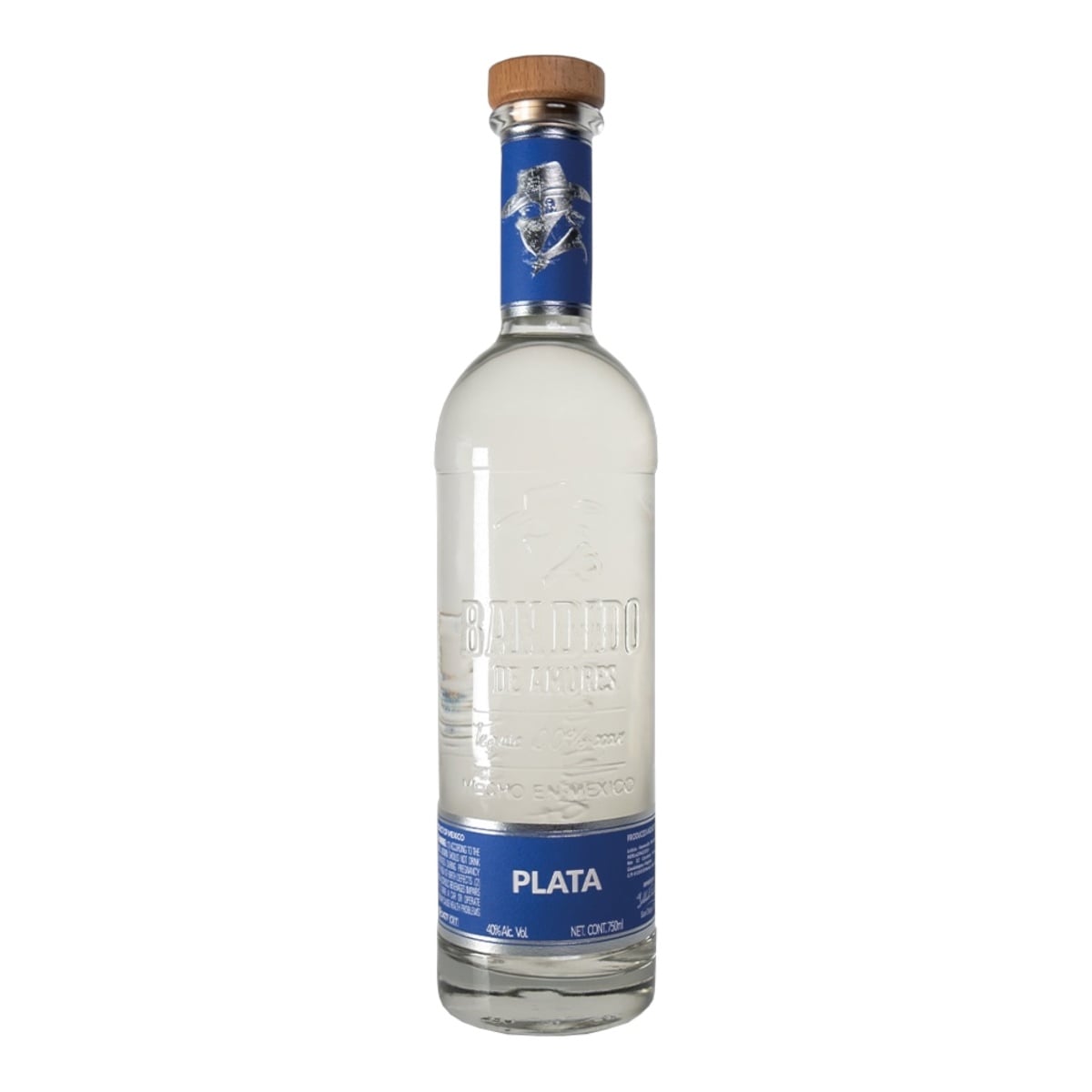 BANDIDO DE AMORES  PLATA TEQUILA  750 ML
