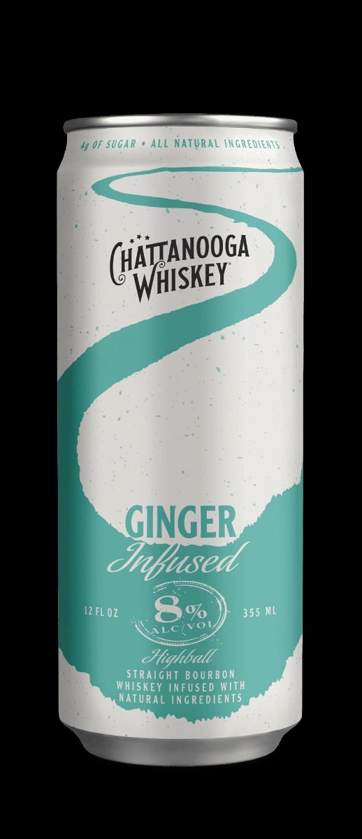 CHATTANOOGA WHISKEY GINGER INFUSED  355ML 4 PACK