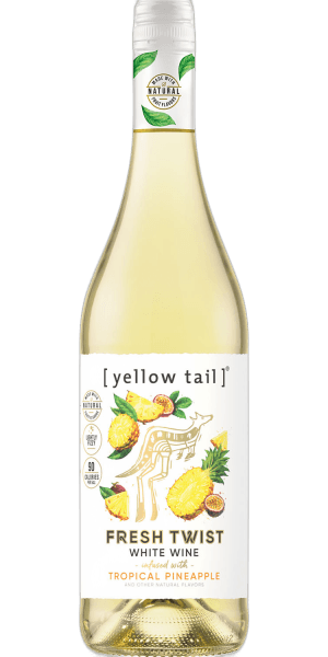 YELLOW TAIL FRESH TWIST TROPICAL PINEAPPLE WHITE WINE  750 ML