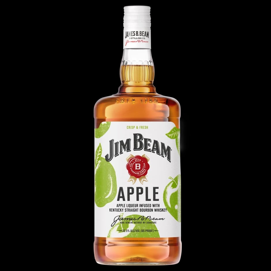 JIM BEAM APPLE LIQUEUR INFUSED WITH BOURBON WHISKEY 1.75 L