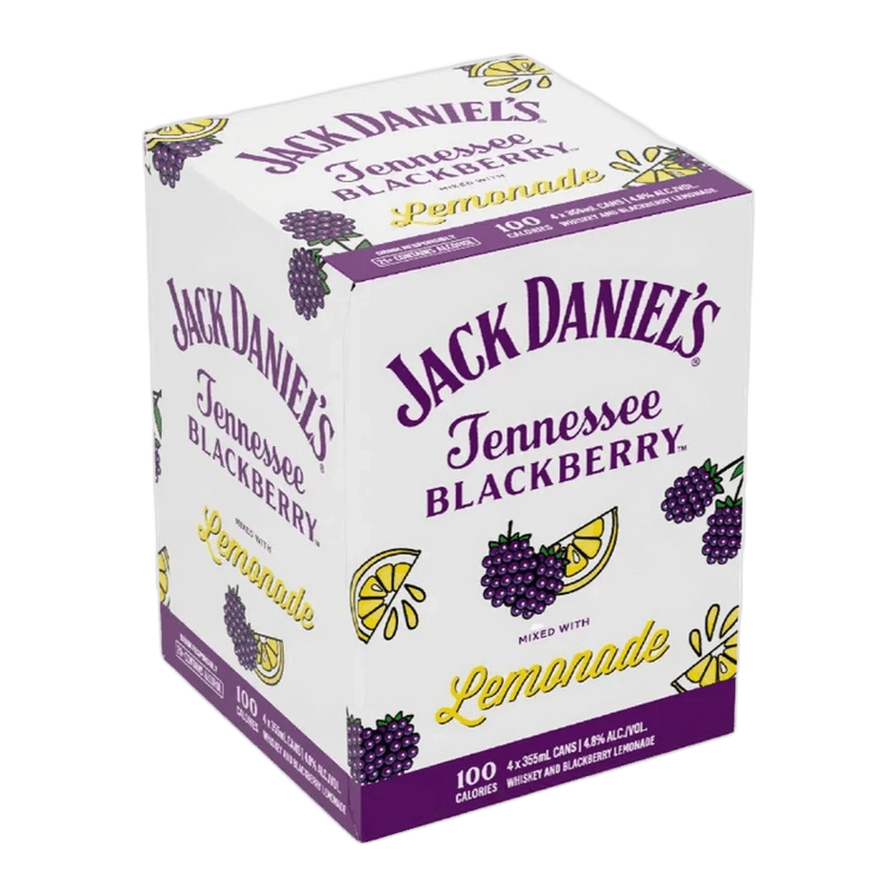 JACK DANIEL'S TN BLACKBERRY MIXED WITH LEMONADE 4 PACK 12 OZ