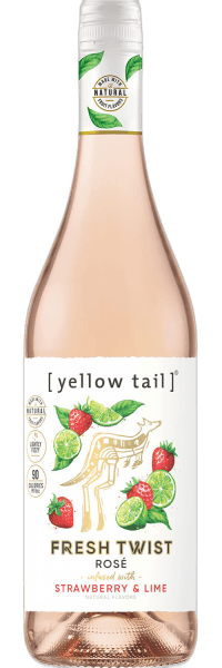 YELLOW TAIL FRESH TWIST ROSE STRAWBERRY & LIME 750 ML