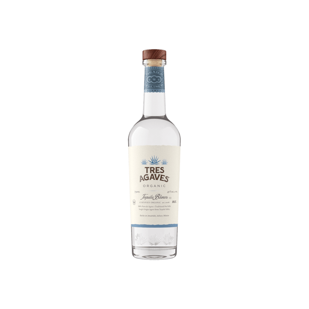 TRES AGAVES BLANCO TEQUILA  750 ML