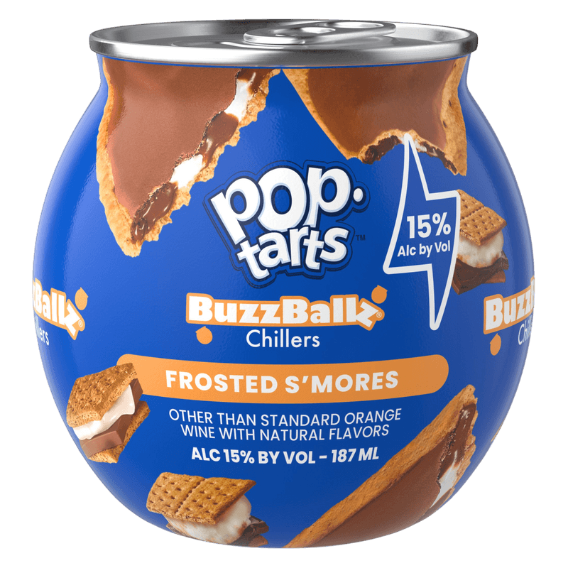 BUZZBALLZ CHILLERS FROST S'MORES POP TARTS 187 ML