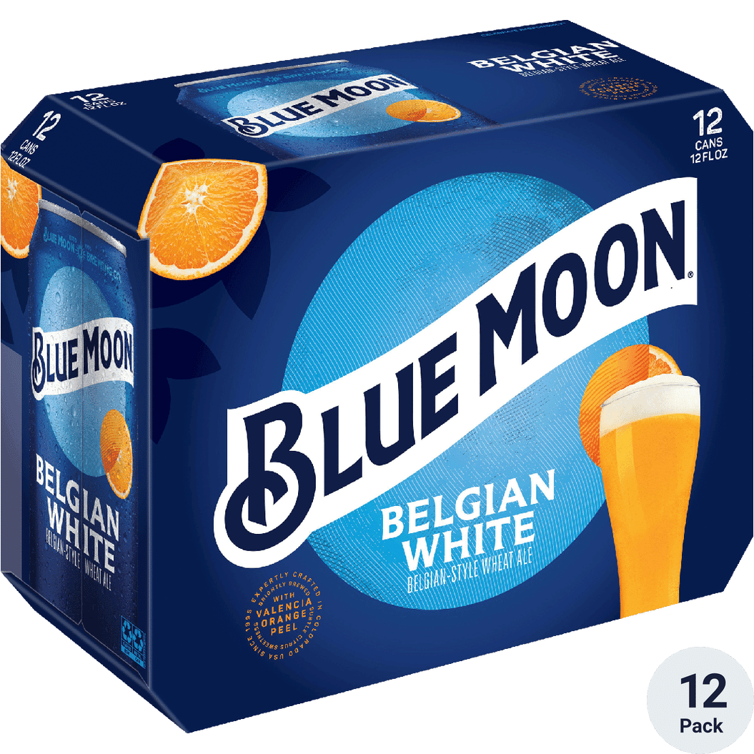 BLUE MOON BELGIAN WHITE  12 PACK  12 OZ CAN