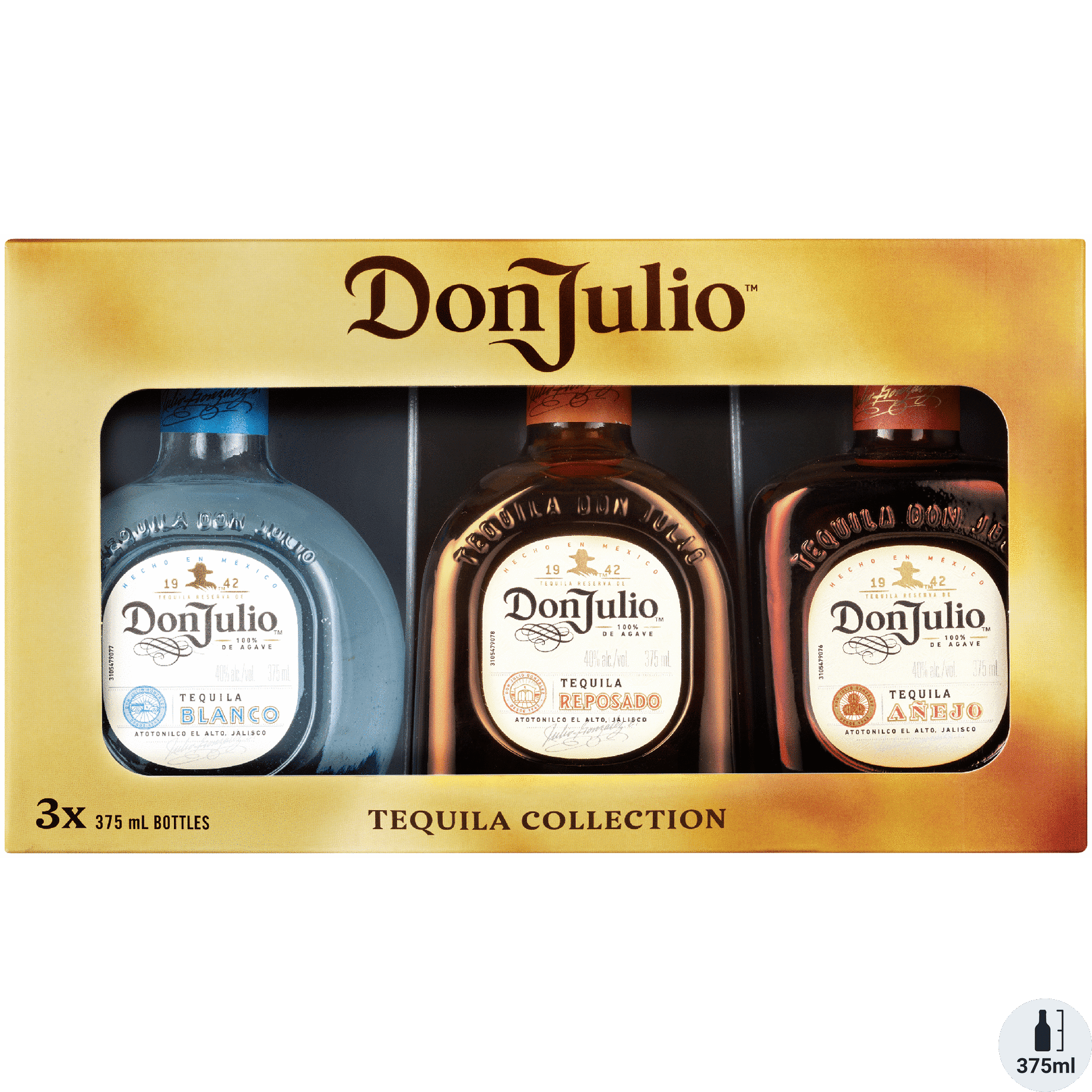 DON JULIO TRIPACK 375 ML