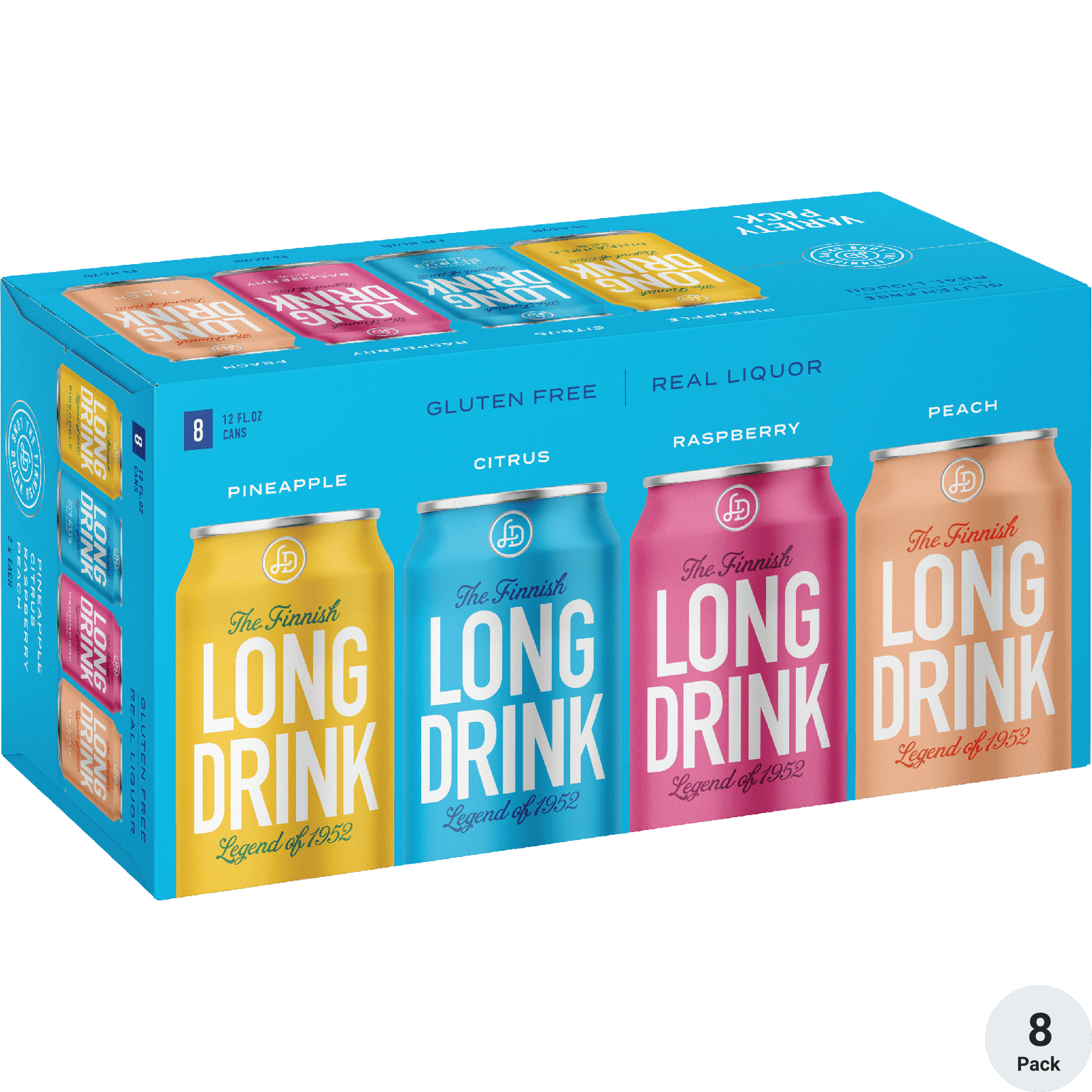 THE FINNISH LONG DRINK VARIETY PACK 8 X 12 OZ