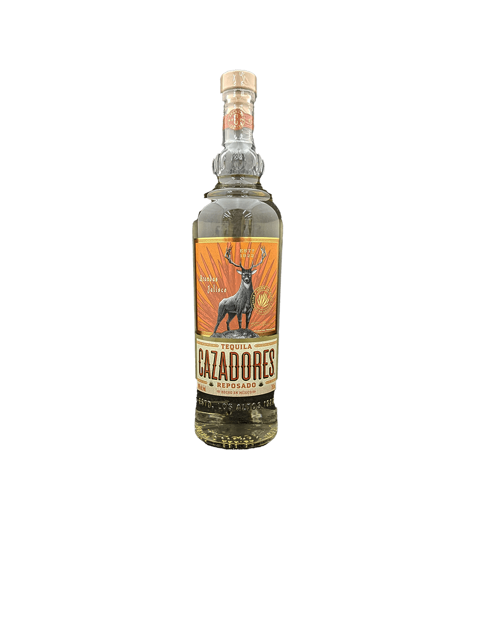 CAZADORES REPOSADO WITH 2  SHOT GLASSES  750 ML