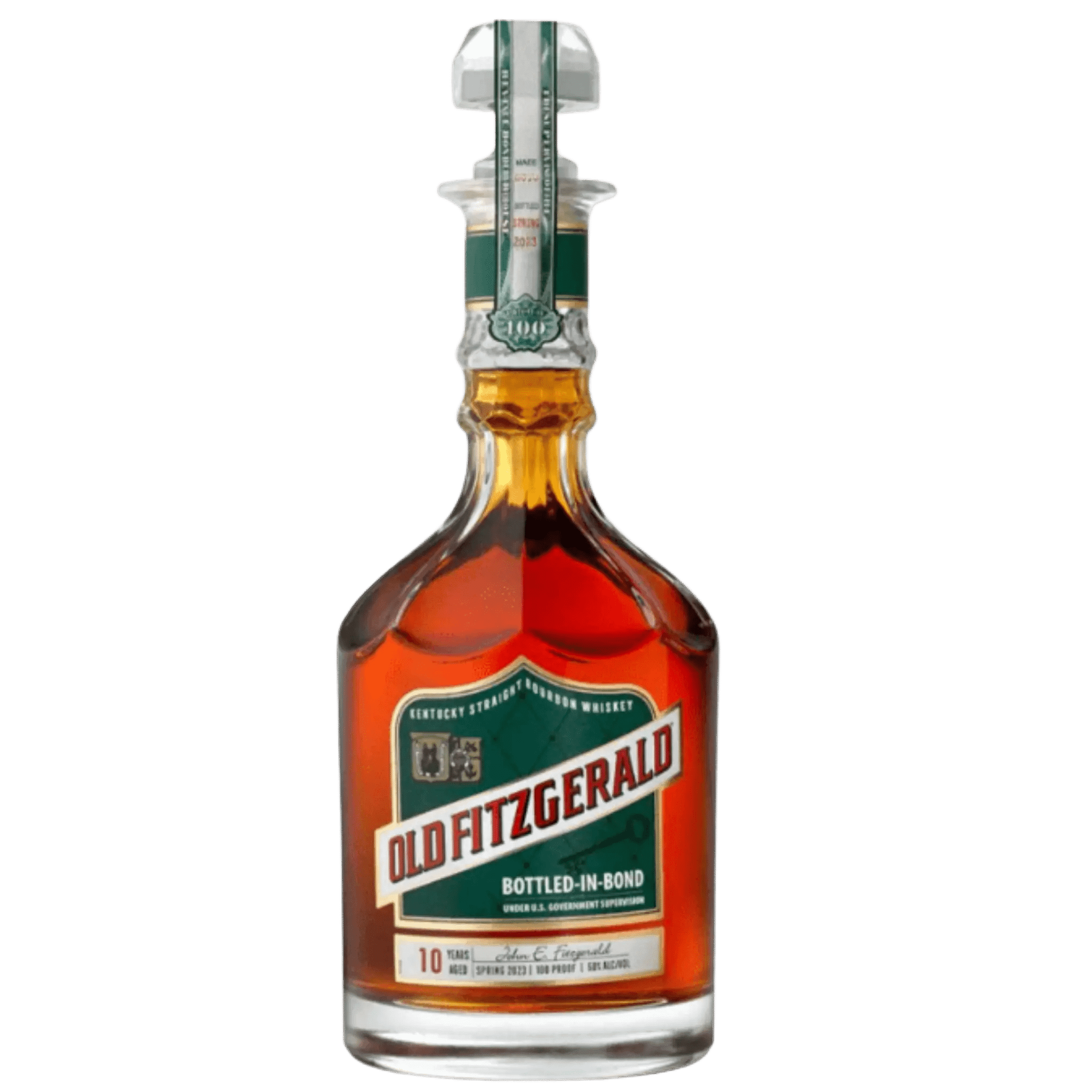 OLD FITZGERALD BOTTLED-IN-BOND AGED 10 YEARS BOURBON750 ML
