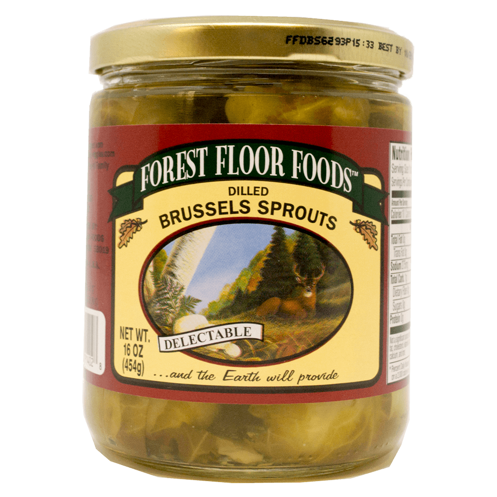 FOREST FLOOR FOODS DILLED BRUSSELS SPROUTS 16 OZ